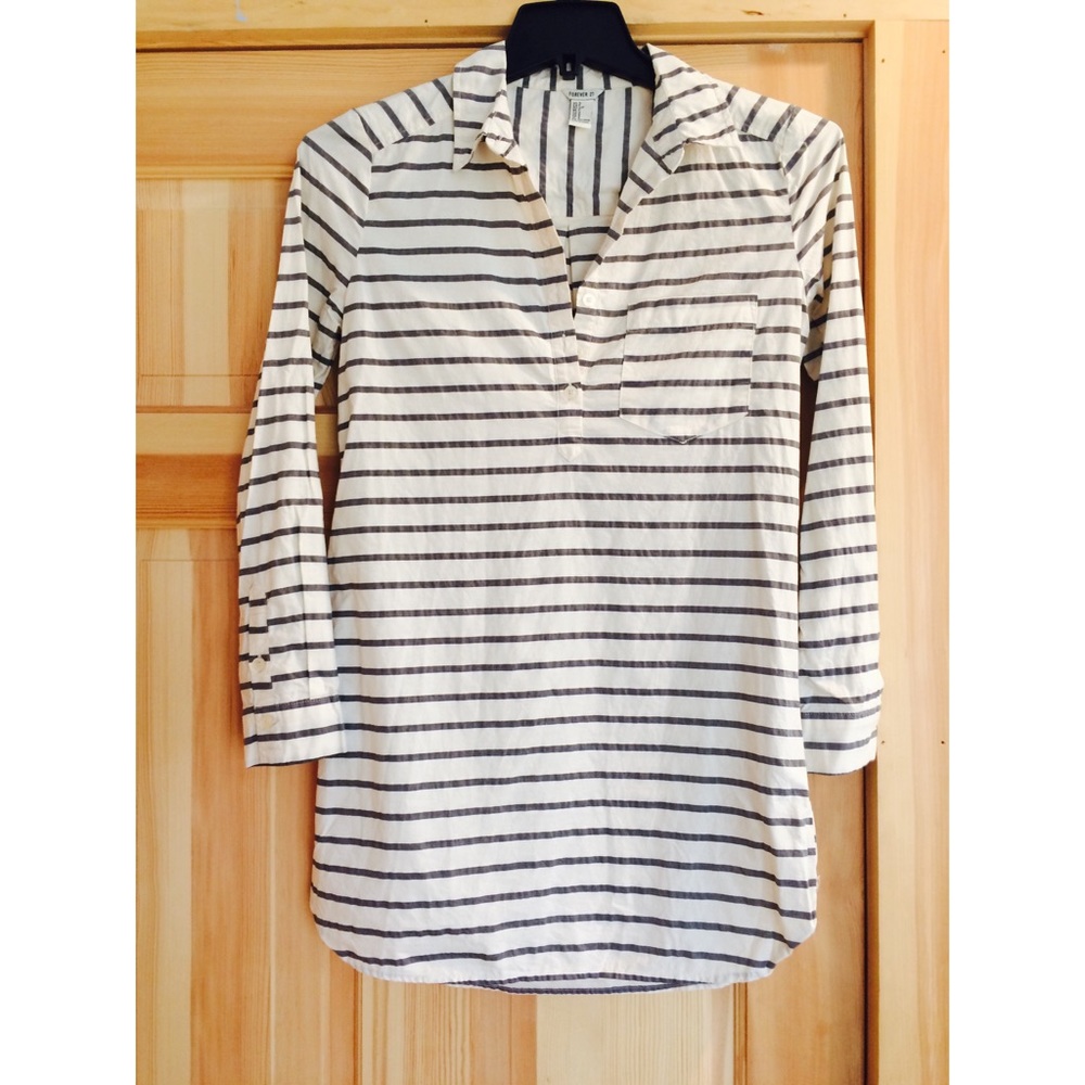 Long sleeve stripe shirt